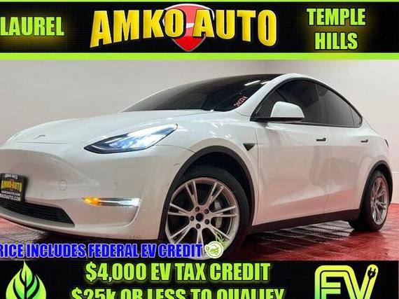 TESLA MODEL Y 2021 5YJYGAEE7MF211499 image